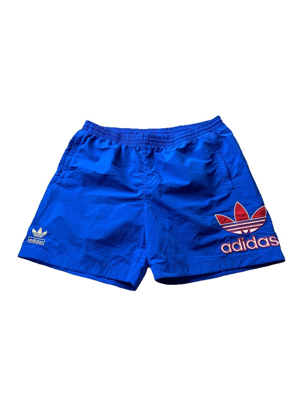 Vintage Adidas Original Trefoil Running Short Blue XL